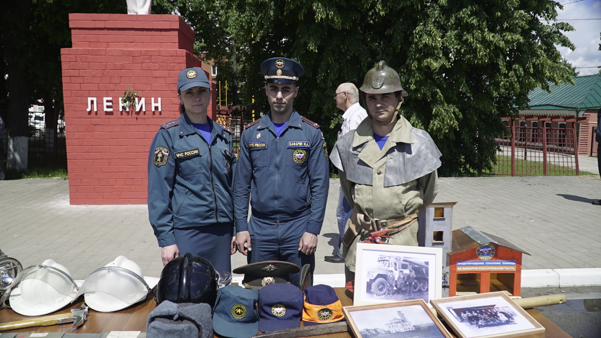 Пожарной охране Одоевского района исполнилось 110 лет - Новости - Главное  управление МЧС России по Тульской области