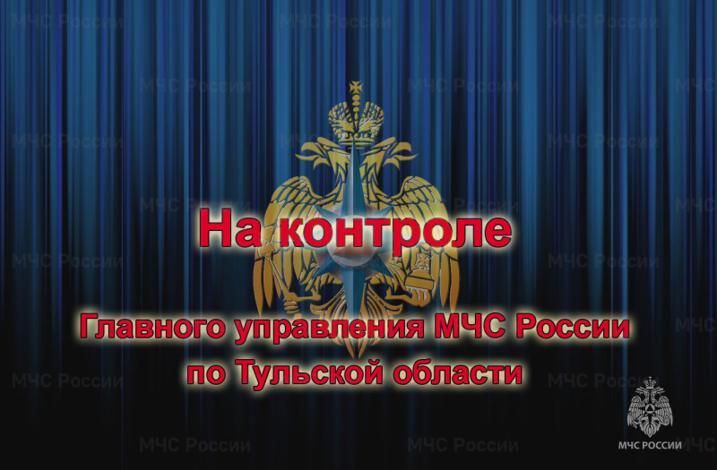 На контроле Главного управления МЧС России по Тульской области