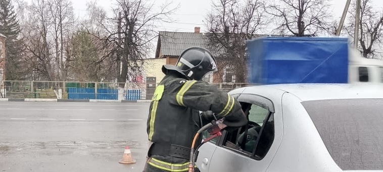 В Плавском районе прошли учения по ликвидации последствий ДТП