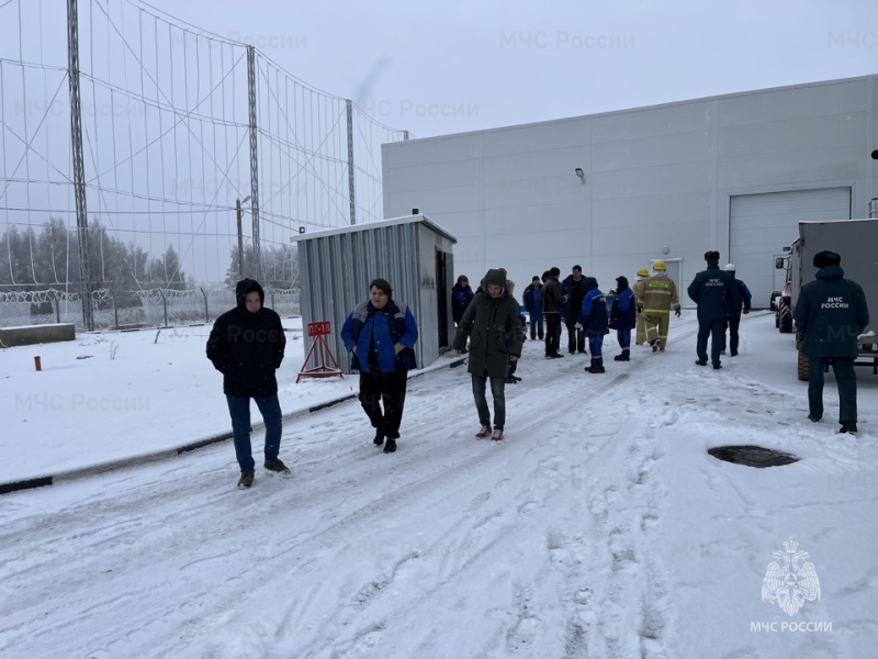 В Узловой были проведены пожарно-тактические учения в цехе деревообрабатывающего производства