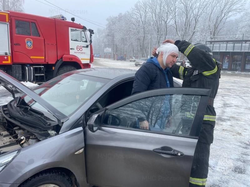 В Богородицке прошли учения по ликвидации последствий ДТП